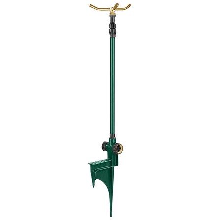 Orbit 3-Arm Rotating Sprinkler On Telescoping Step Spike 58288N